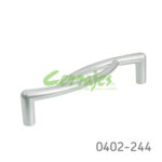 Jaladera Zamak cc 128 mm L=138 mm 4307 Z09 Cromo mate Tornillo #8 - 32X1"