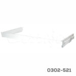 Jgo. Nova-Pro Classic blanco 500 mm para 40 kg w=1,15m H=89mm con cierre suave con cajon int F8