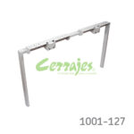 Base eco rectangular w 1240 mm x h 690 mm aluminio