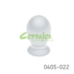 Botón Zamak Ø=20 mm 6012 Z09 Cromo mate