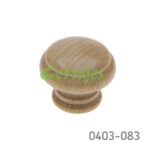 Botón Madera Ø=38 mm 3011 M72 Madera de haya Tornillo #8-32X1"