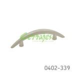 Jaladera Zamak cc 64 mm L=104 mm 4076 Z23 Niquel mate Tornillo M4x25mm