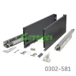 Jgo.Vionaro grafito 500 mm para 40 kg con cierre suave h=185