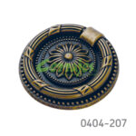 Jaladera de aro Zamak Ø=47 mm 2080 Z11 Cuero