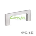 Jaladera Zamak cc 64 mm L=74 mm 4416 Z22 Niquel cepillado Tornillo M4x25mm