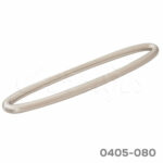 Jaladera Zamak cc 160 mm L=224 mm 4577 Z22 Niquel cepillado Tornillo M4x23 - 25mm