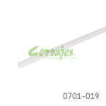 Empaque 4 mm transparente 3m para perfil practical