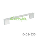 Jaladera Zamak cc 160 mm L=187 mm 4337 Z09 Cromo mate Tornillo M4x25mm