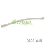 Jaladera Zamak cc 288 mm L=308 mm 4408 Z22 Niquel cepillado Tornillo M4x25mm