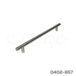 Jaladera Acero Inoxidable cc 256 mm L=320 mm 4398 I14 cepillado Tornillo M4x25mm