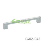 Jaladera Zamak cc 192 mm L=220 mm 4184 Z09 Cromo mate Tornillo M4Xx48mm