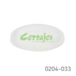 Tope para puerta Ø=19mm autoadhesivo Cerrajes Semiplano H=1.9mm Transparente