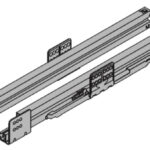 Corredera Cerrajes "Ritma Cube" L=500mm galvanizada 35kg Extensión total cierre suave