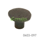 Botón Zamak Ø=34 mm 3047 Z29 Óxido Tornillo M4x25mm