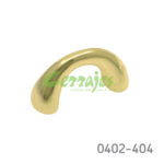 Jaladera Zamak cc 32 mm L=44 mm 4244 Z15 Latón pulido Tornillo M4x25mm