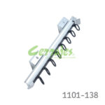 Porta corbatas lateral extraible 100x475x80 mm alum