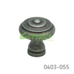 Botón Hierro (Acero) L=30 mm 3037 H32 Pewter negro Tornillo #8-32X1"