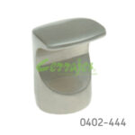 Botón Zamak L=26 mm 4058 Z22 Niquel cepillado Tornillo M4x25mm