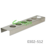 Base para 6 especieros Inox  Ø=50 100x500 mm (sin especieros)