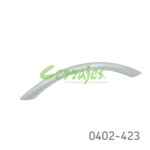 Jaladera Aluminio cc 128 mm L=157 mm 4255 Z09 Cromo mate Tornillo M4x25mm