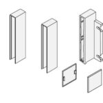 Jgo. Fijacion y adaptadores para cristal Nova Pro Crystal blanco