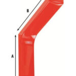 Mensula para barra con forro 240x145 mm rojo