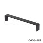 Jaladera Aluminio cc 160 mm L=167 mm 4720 A98 Piel negra Tornillo M4x25mm