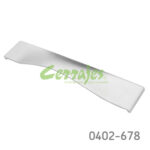 Jaladera Aluminio cc 224 mm L=224 mm 4503 A23 Niquel mate Tornillo M4x25mm