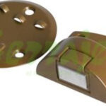 Tope magnetico de piso para puerta 1/2 luna bron mat