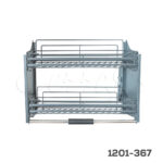 Alacena para gabinete superior "Roma" de varilla plana grafito  W=900mm