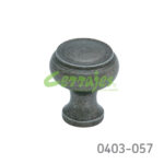 Botón Hierro (Acero) L=30 mm 3039 H32 Pewter negro Tornillo #8-32X1"