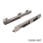Corredera Cerrajes "Ritma Cube" L=500mm galvanizada 60kg Extensión total cierre suave