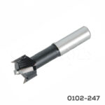 Broca derecha p/taladro múltiple Cerrajes punta carburo de tungsteno Ø=16mm L=57,5mm Vástago Ø=10mm