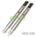 Corredera KV 8417B H=45mm L=406mm Zincada Extensión total autocierre