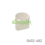 Botón Zamak Ø=22 mm 4313 Z23 Niquel mate Tornillo M4x25mm
