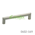 Jaladera Zamak cc 128 mm L=139 mm 4175 Z22 Niquel cepillado Tornillo #8 - 32X1"