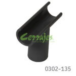 Enganche T para riel divisor Cerrajes "Impaz" gris