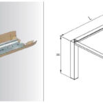 Estructura para mesa Volpato "Alutek B1" L=1270mm W=770mm H=750mm 80x80mm Aluminio mate