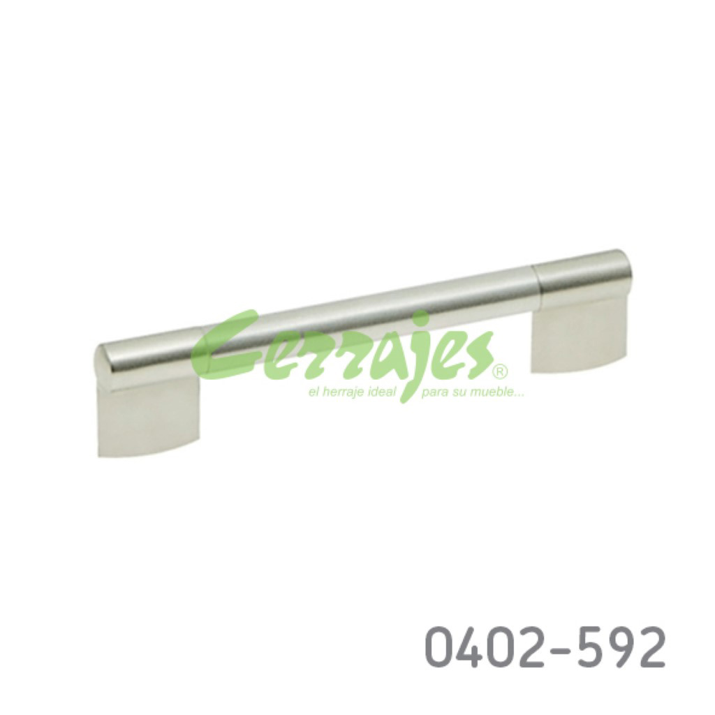 AFCF00995030478B5C5E67854DDDEE87.jpg Jaladera Acero Inoxidable cc 128 mm L=158 mm 4316 I14 cepillado Tornillo M4x25mm - Image 1