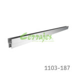 Embellecedor superior Struttura para 8 mm L=3,60m Al