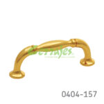 Jaladera Zamak cc 64 mm L=75 mm 2003 Z26 Oro brillante Tornillo #8 - 32X1"