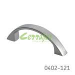Jaladera Zamak cc 64 mm L=80 mm 4111 Z09 Cromo mate Tornillo M4x25mm