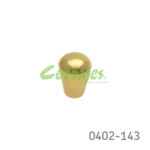 Botón Latón Ø=14 mm 4129 L15 Latón pulido Tornillo #8-32X1"