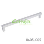 Jaladera Zamak cc 224 mm L=238 mm 6049 Z09 Cromo mate Tornillo M4x25mm