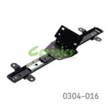 Corredera para puerta instalación lateral KV 8040P L=406mm Zincada Extensión total