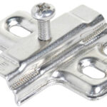 Base para bisagra FGV "Mini" niquelada H=4mm
