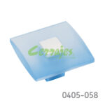 Botón Plástico L=40 mm 6059 P77 Azul Tornillo M4x25mm