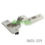 Bisagra sobrepuesta FGV "MS16" Ø=35mm cuello 15 48x6mm 110° Taquete Ø=10mm niquelada autocierre