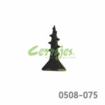 Tornillo para bisagra americana #6 x1/2" (12,7 mm) PH2 Latón antiguo con punta