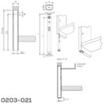 Nivelador REKORD 120 mm para panel min 18 mm - Image 2